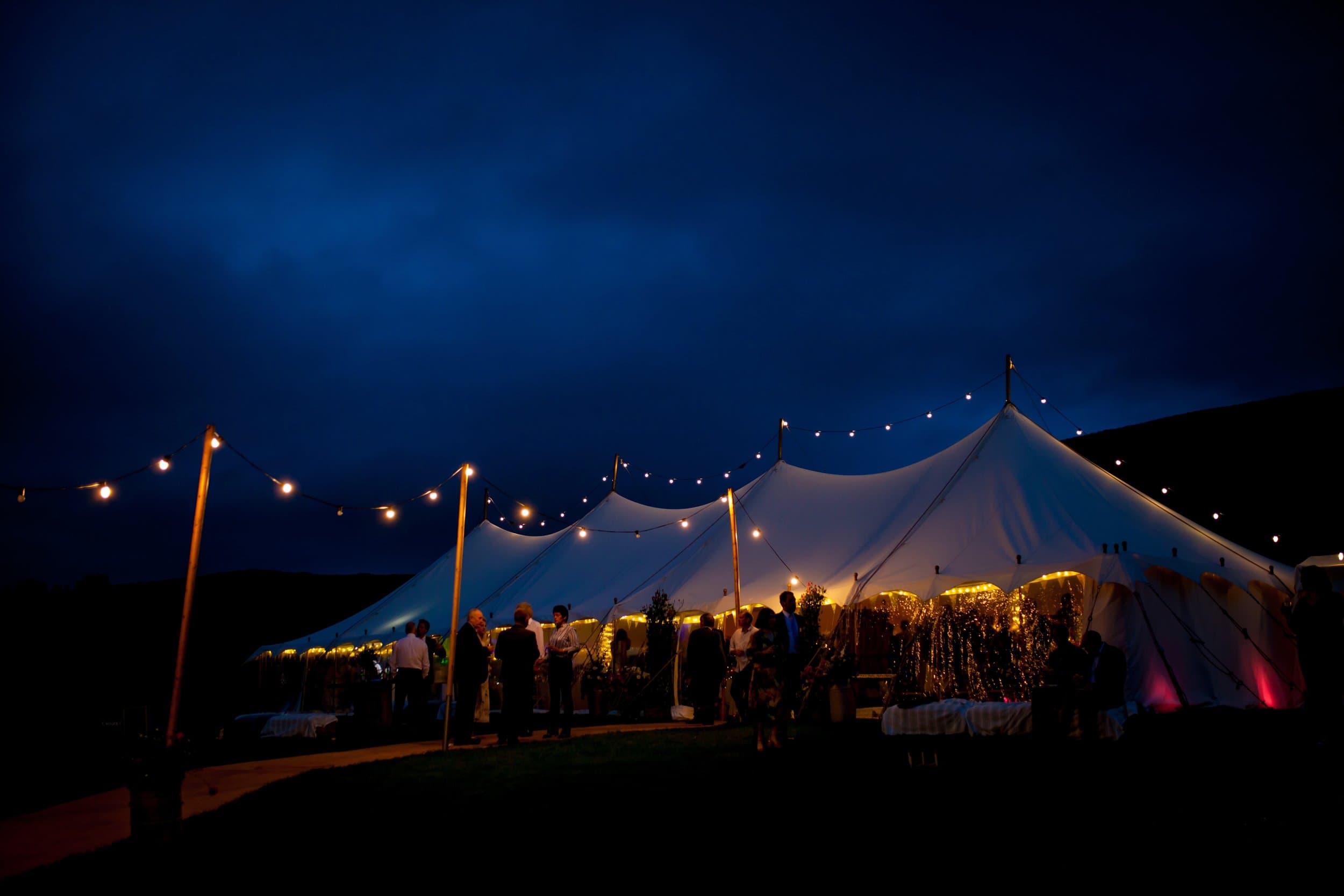 Posh Frocks and Wellies marquee